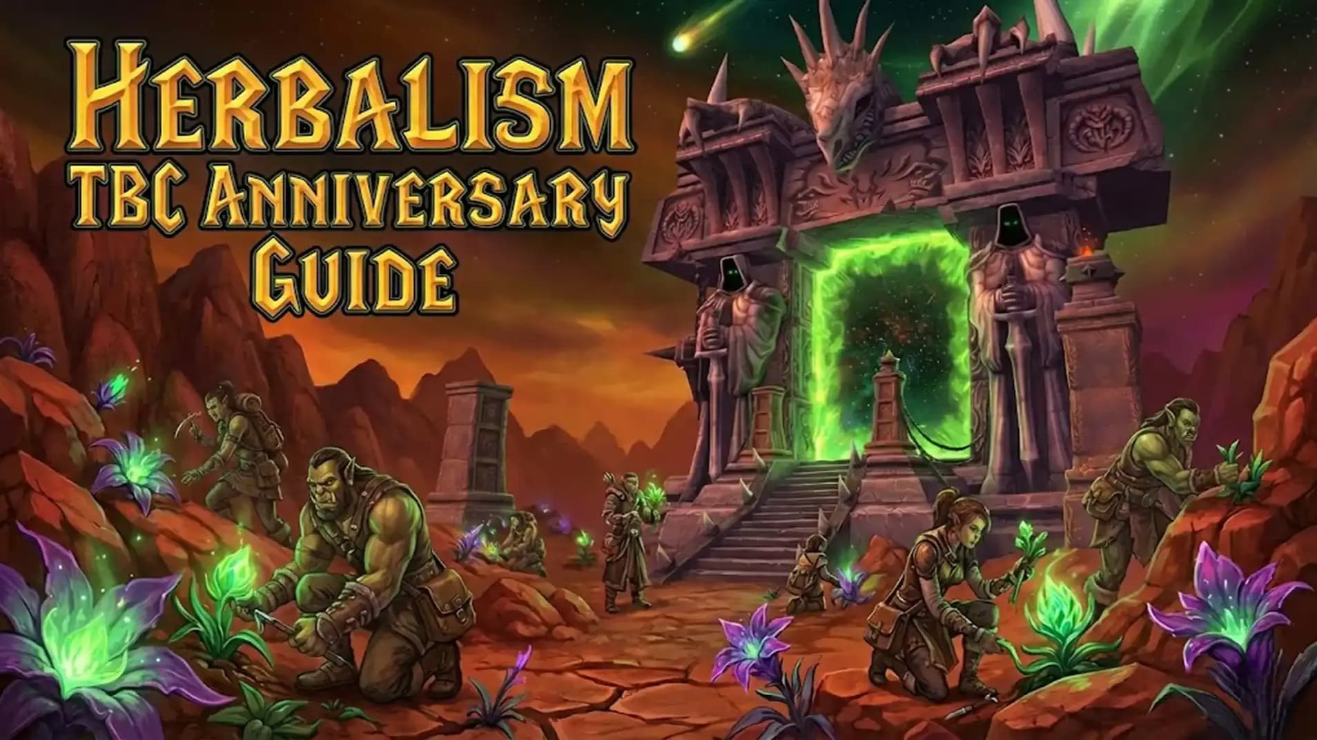 TBC Classic Anniversary Herbalism Guide | Nodes Location Map