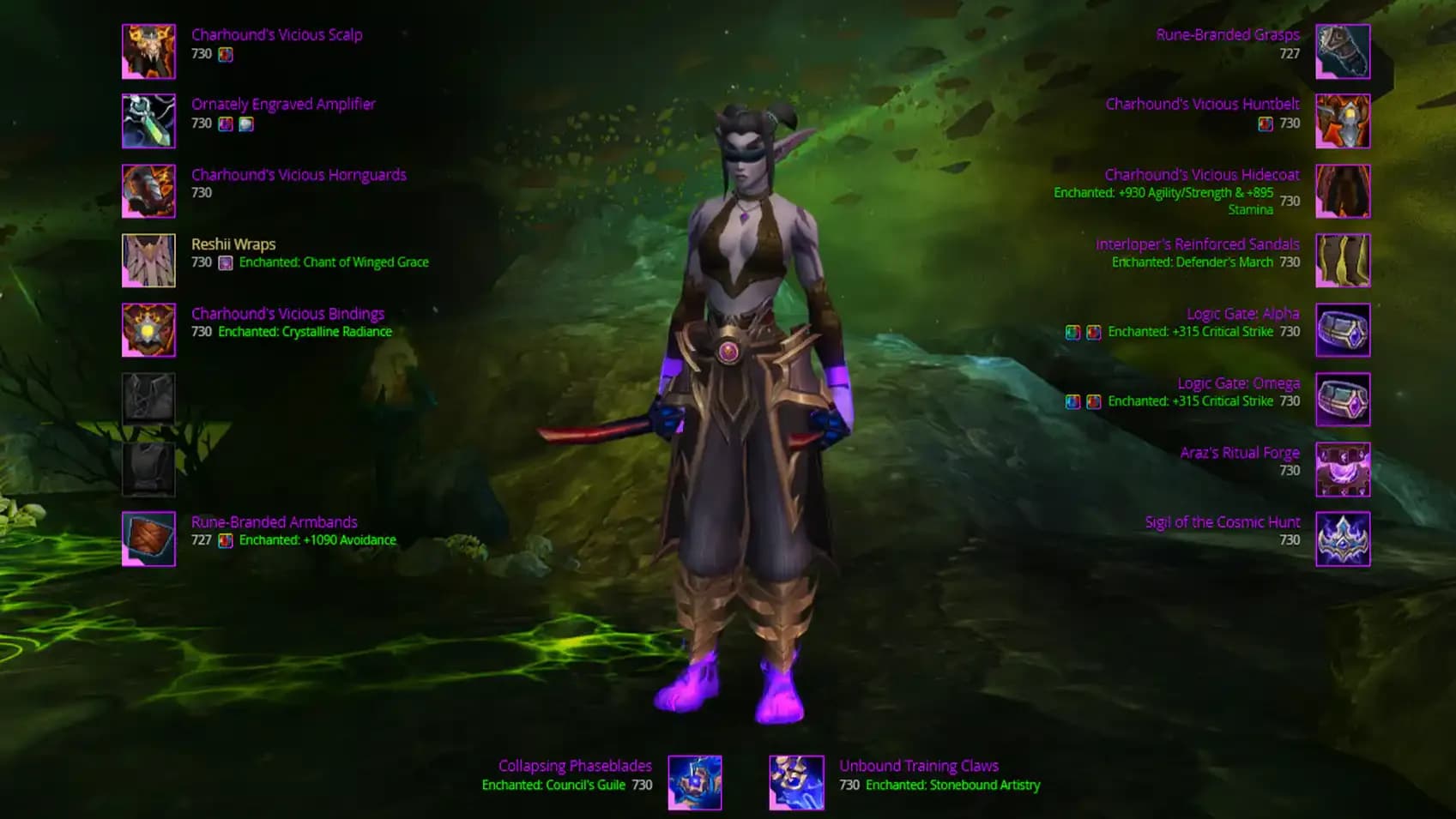 Wow TWW 11.2.5 Havoc DH Bis Gear