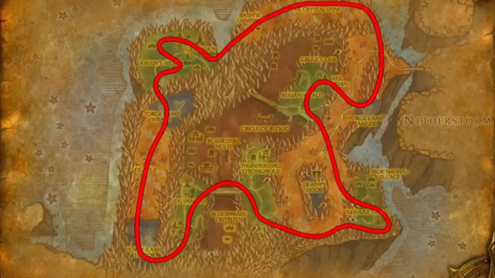 TBC Classic Anniversary Flame Cap Locations