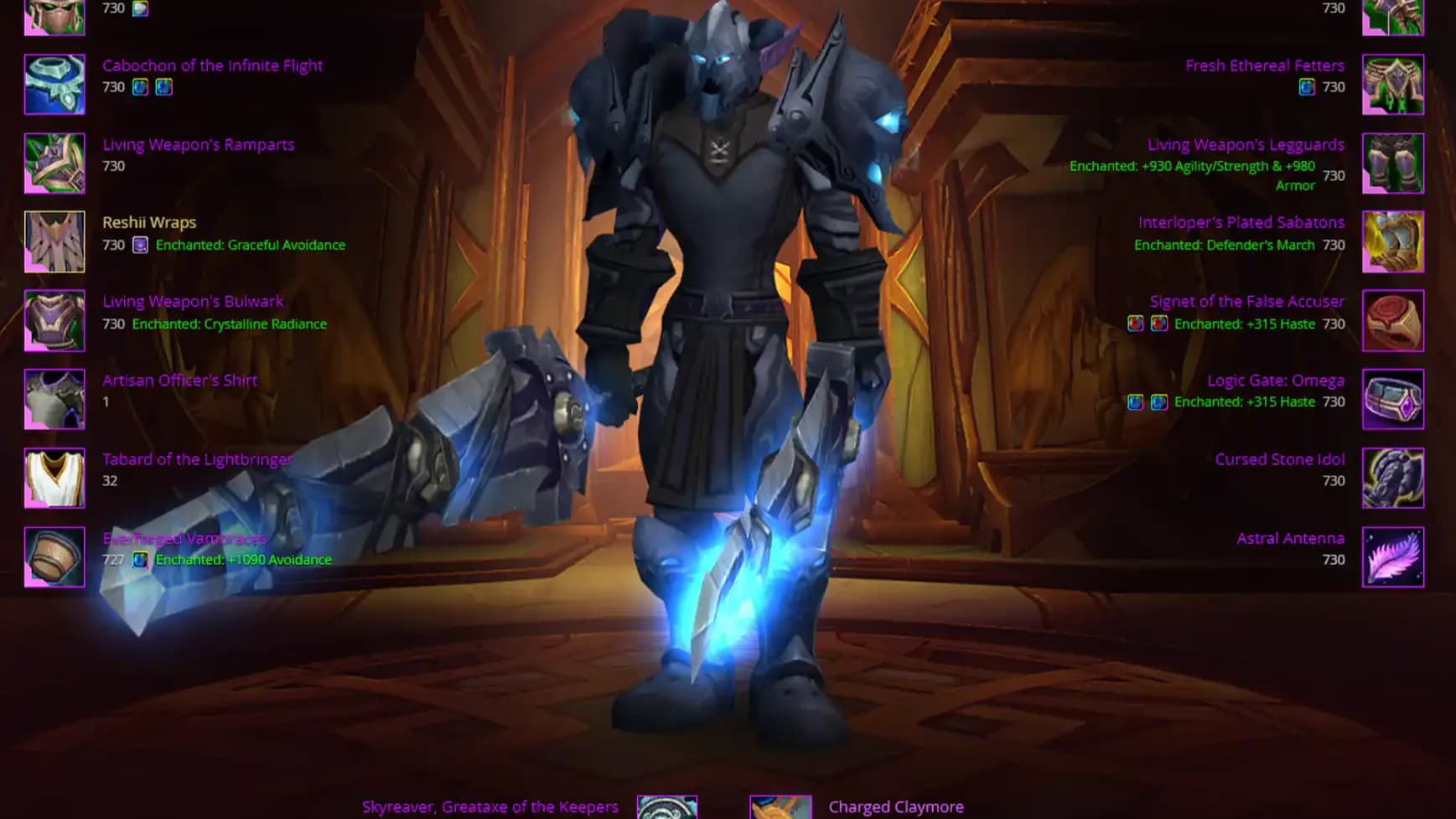 Wow TWW 11.2.5 Fury Bis Gear