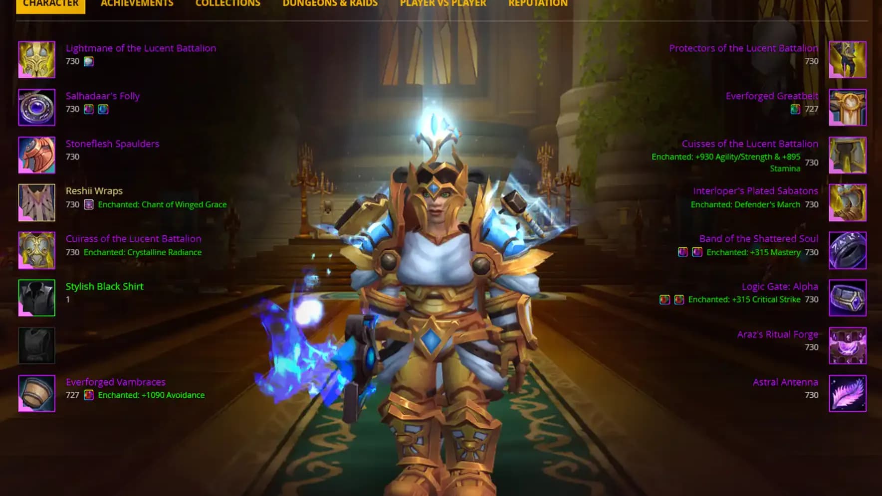 Wow TWW 11.2.5 Retribution Bis Gear