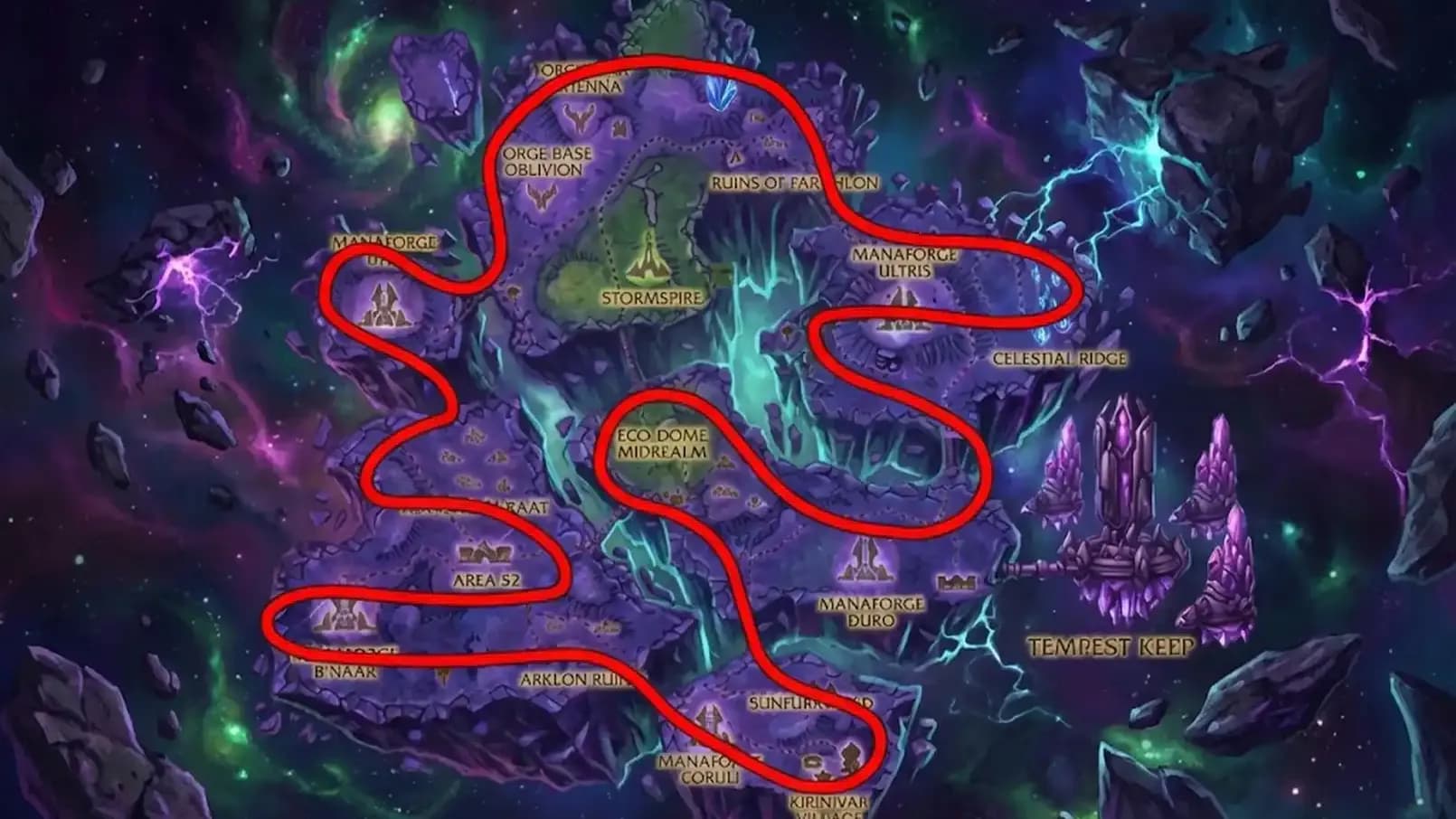 TBC Classic Anniversary Herbalism Guide | Nodes Location Map