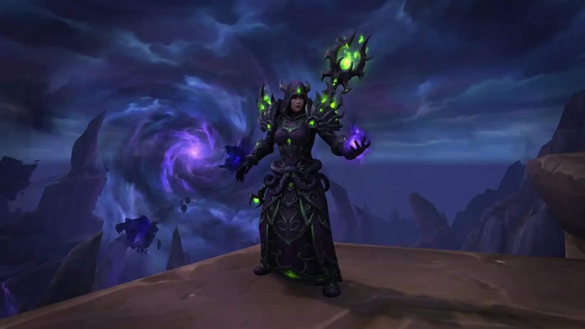 Grim Inquisitor's Regalia (Tier 21): The Midnight Aesthetic Warlock Transmog WoW Forgot Too Quickly