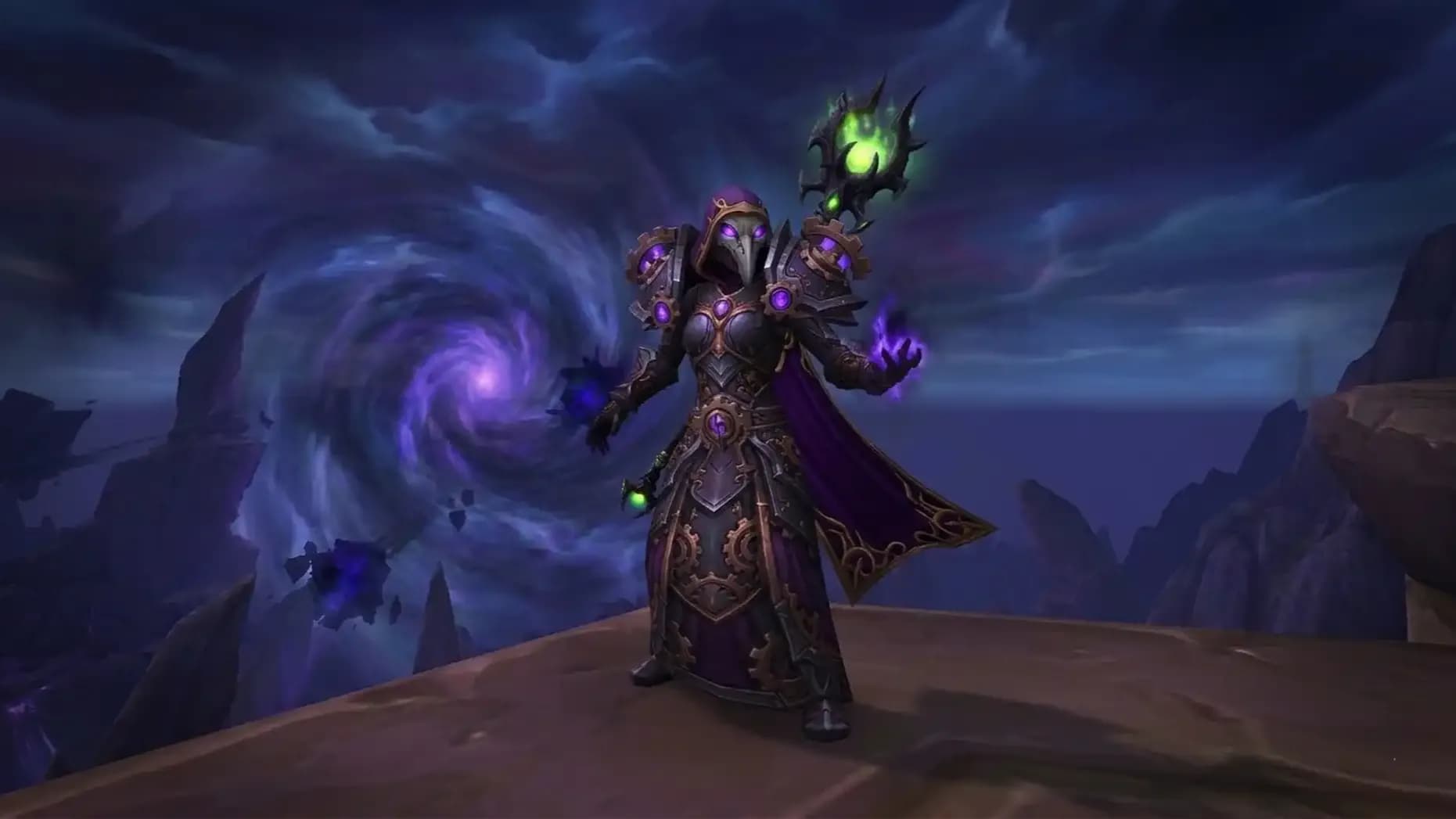 Malefic Raiment (Tier 6): The Dark Midnight Transmog Set WoW Warlocks Actually Deserve
