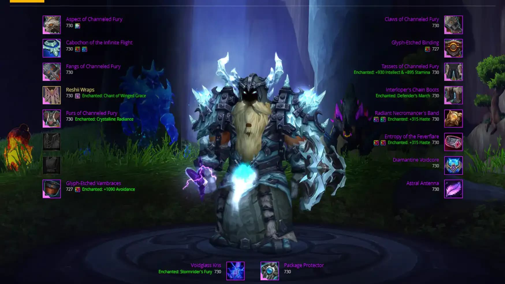 Wow TWW 11.2.5 Elemental shaman Bis Gear