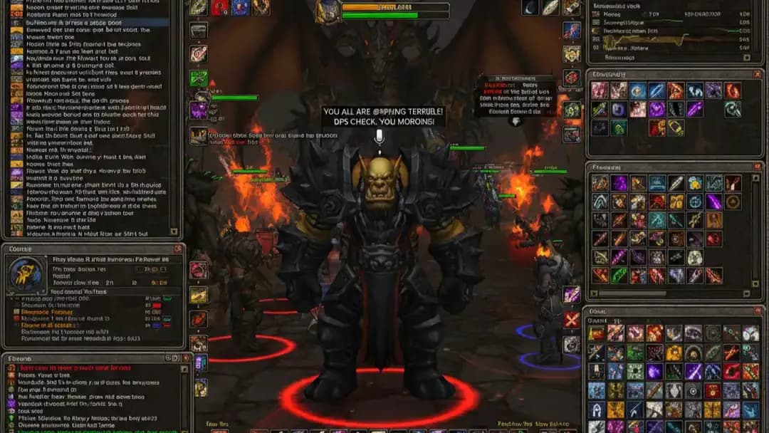 Dark Mode UI (Classic WoW)