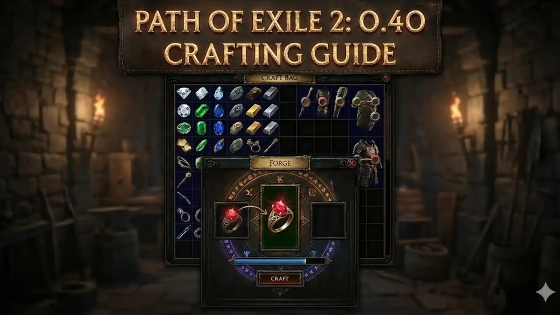 The Rog loop. how to craft gear PoE 2, early league style