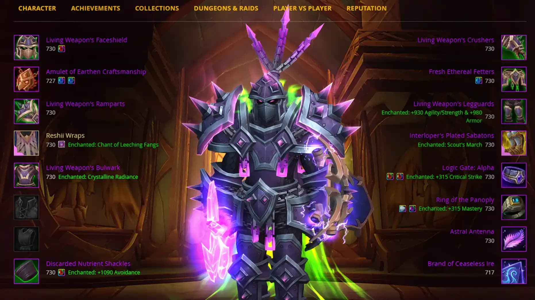 Wow TWW 11.2.5 Arms Bis Gear