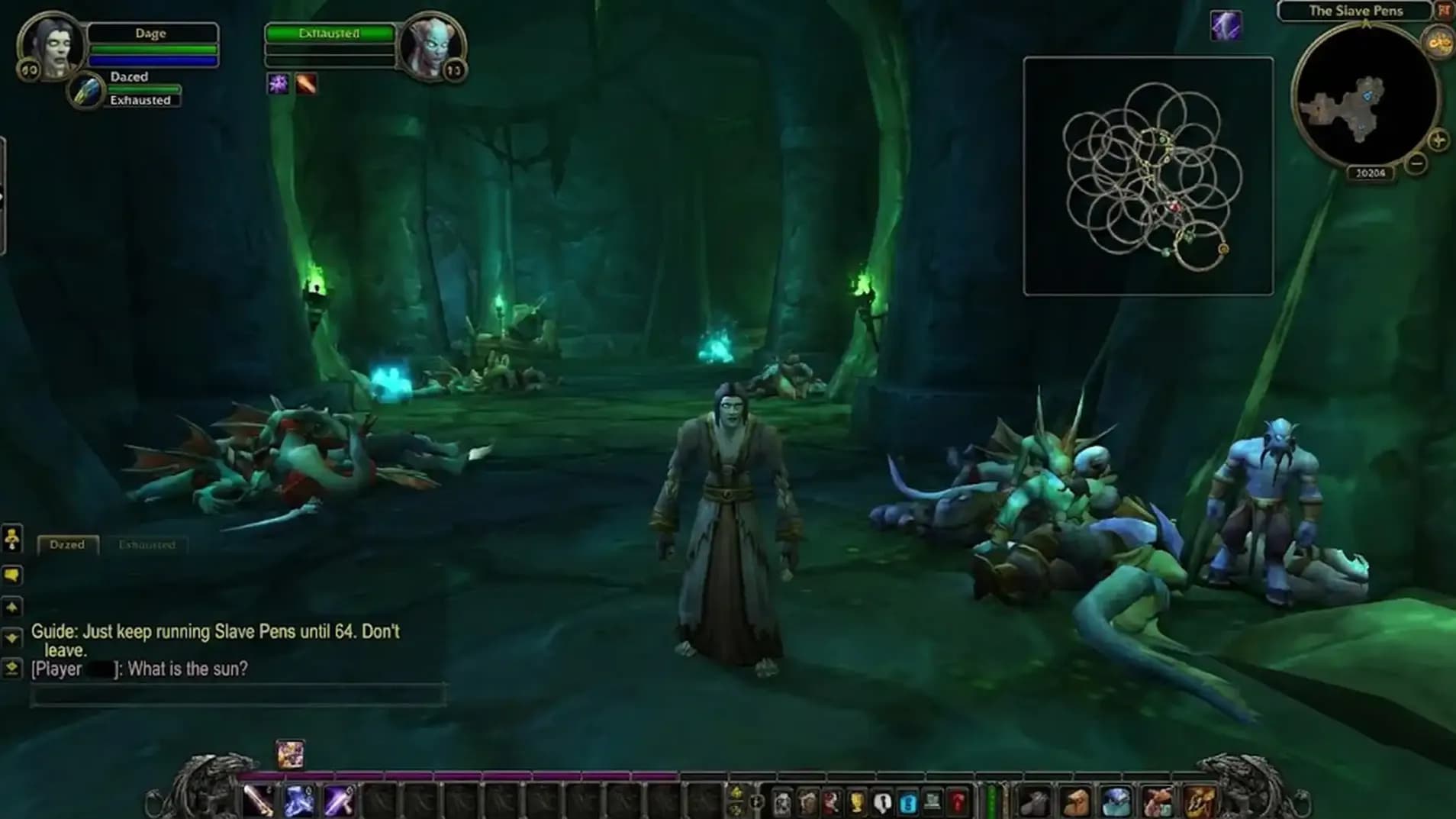 Level 61 skill trip and return