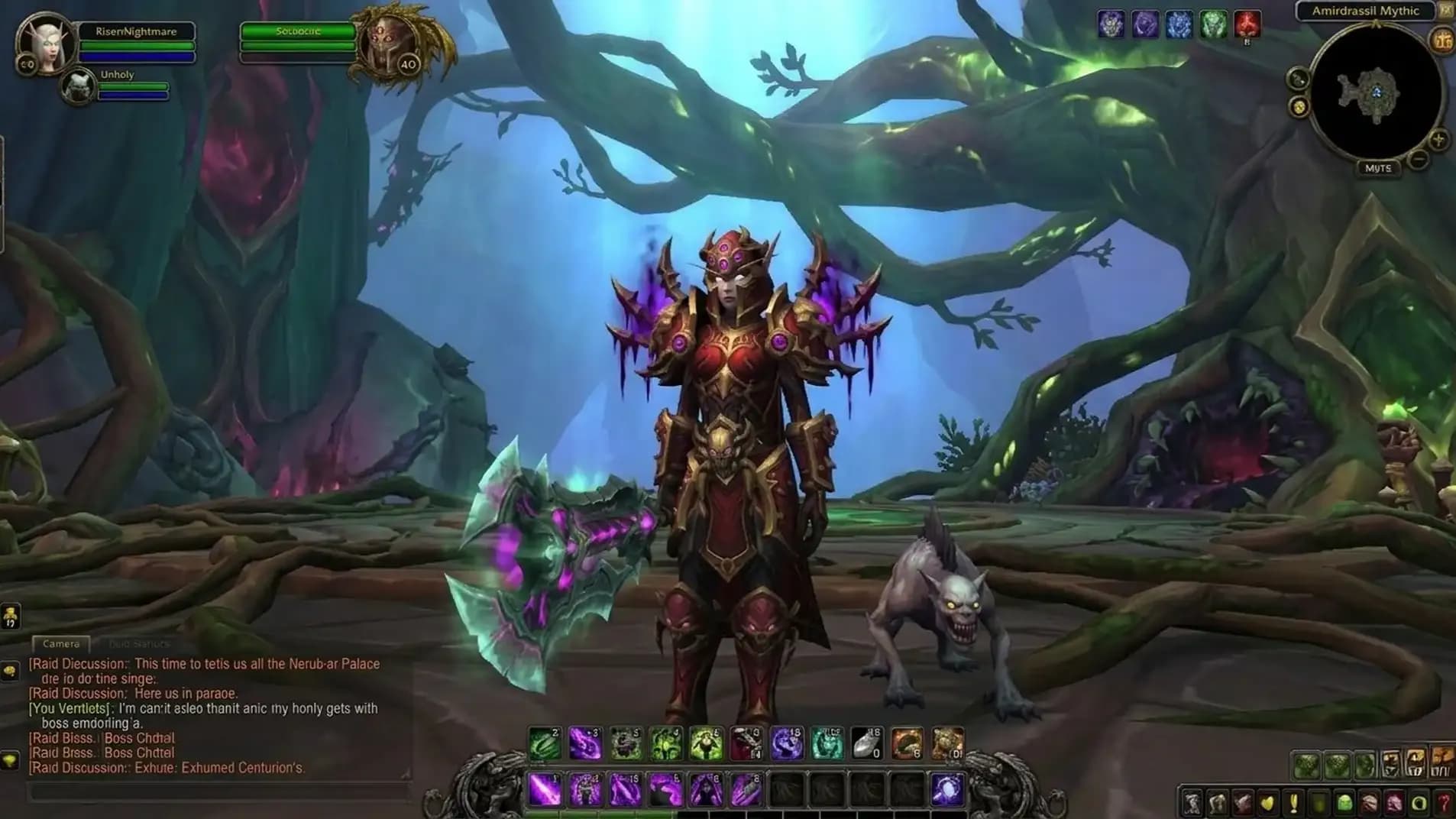 Risen Nightmare's Gravemantle (Mythic)