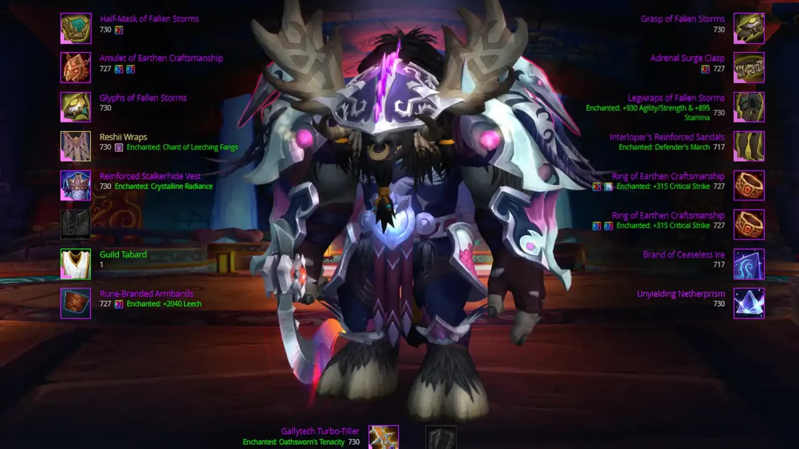 Wow TWW 11.2.5 Brewmaster Monk Bis Gear