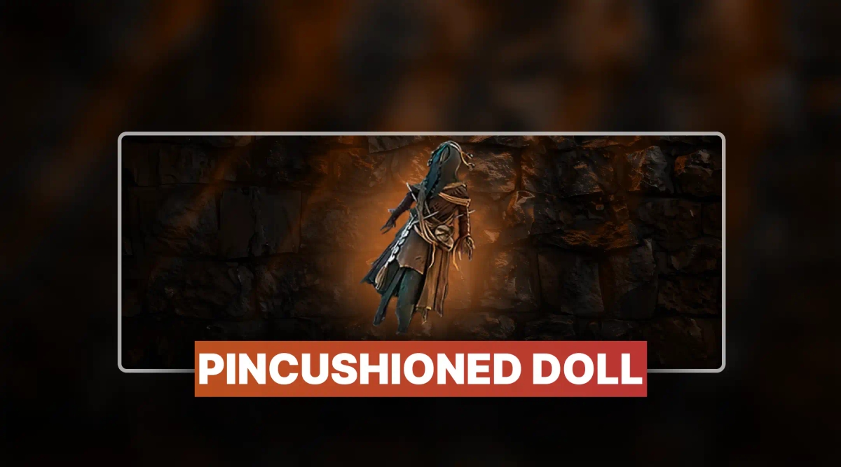 Diablo 4 Pincushioned Doll for Sale