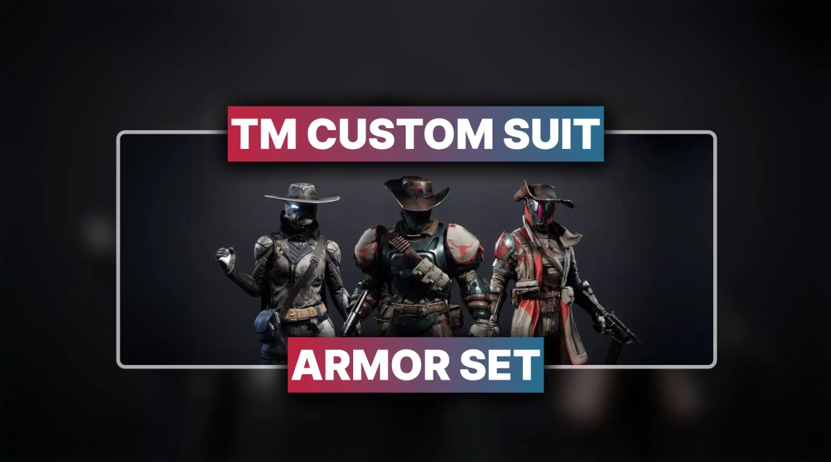 Destiny 2 TM Custom Suit Armor Set