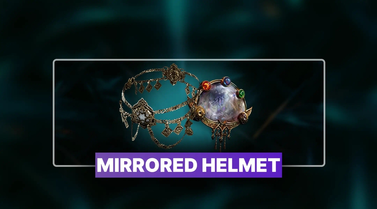 PoE 2 Mirrored Helmet for sale