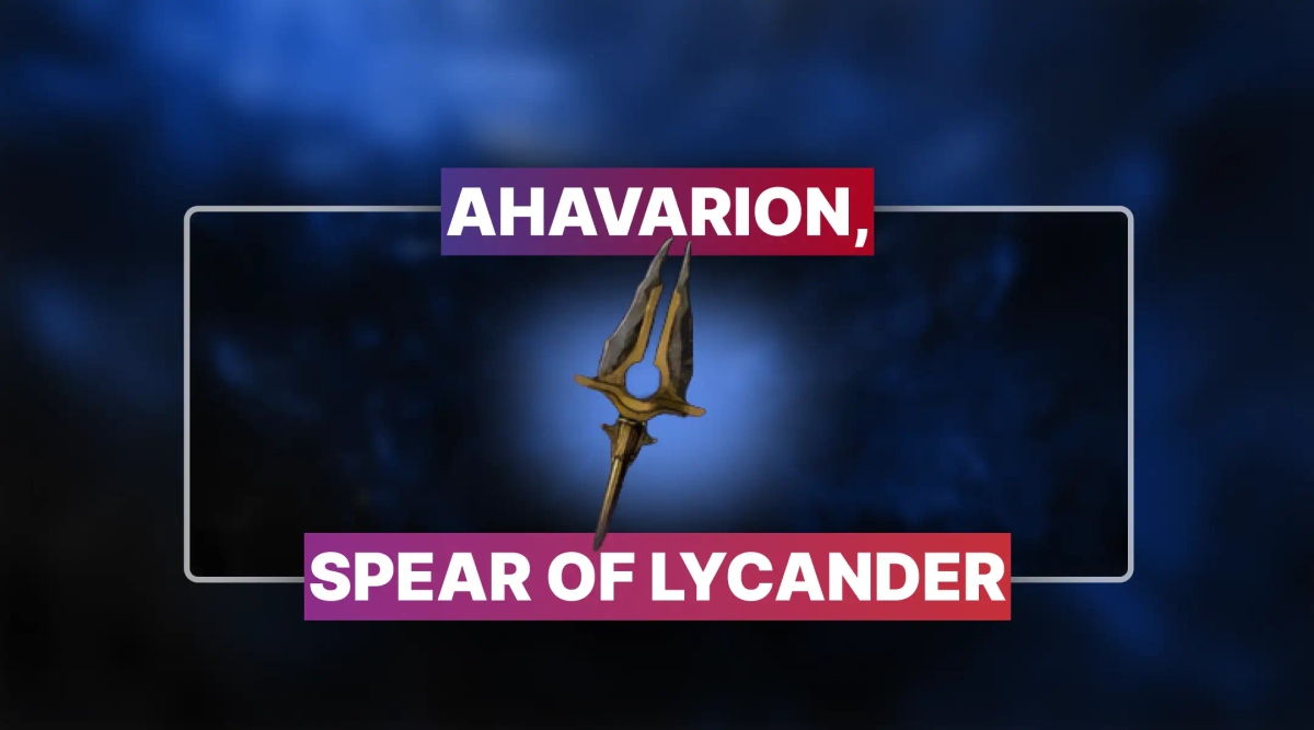 Diablo 4 Ahavarion, Spear of Lycander For Sale