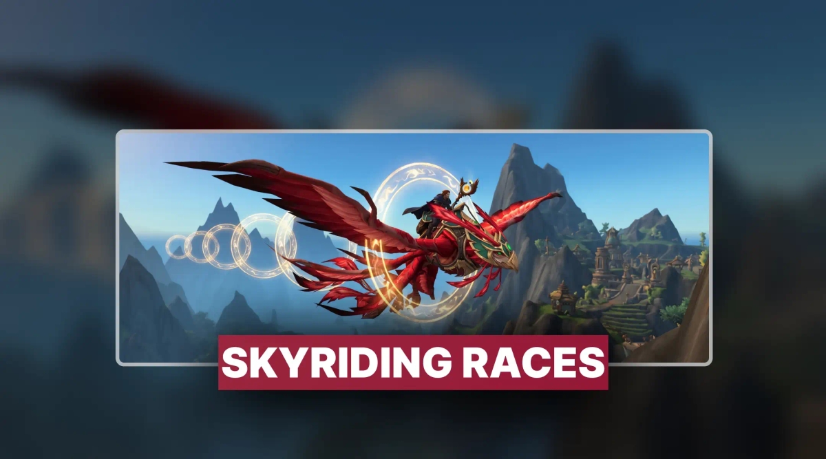 WoW Skyriding Races Boost