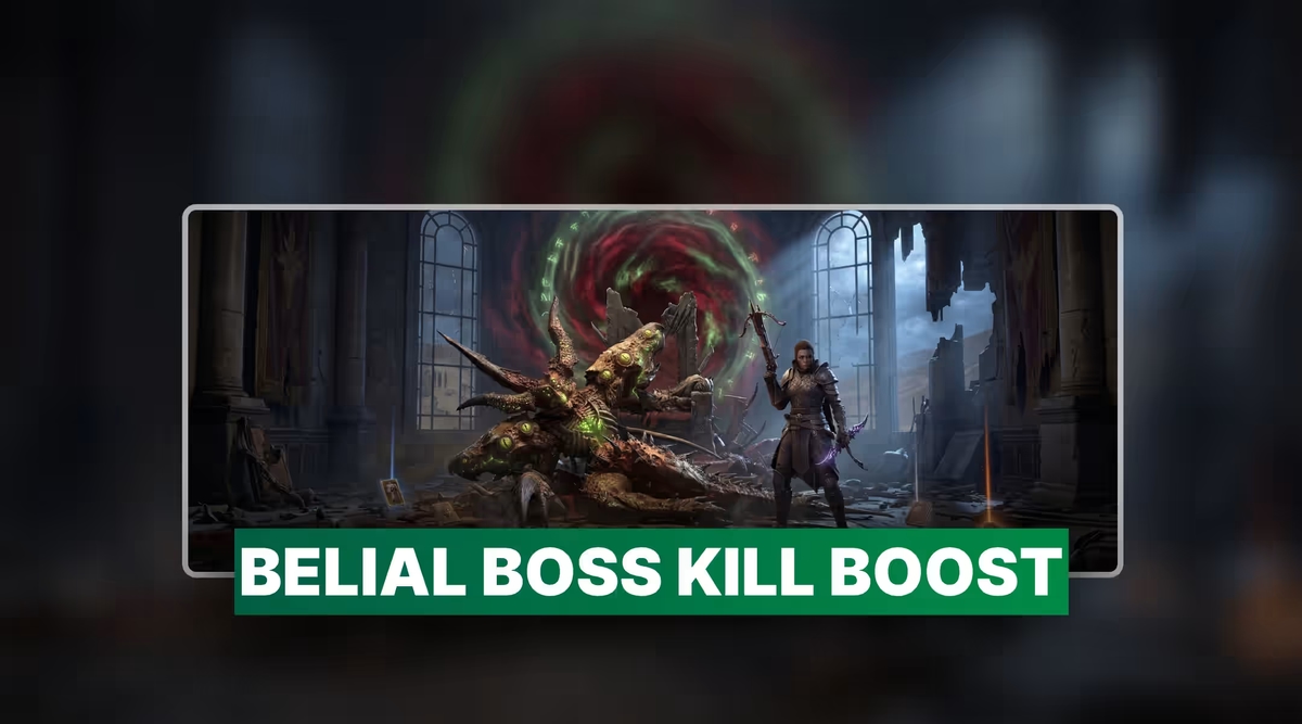 Diablo 4 Belial Boss Kill Boost