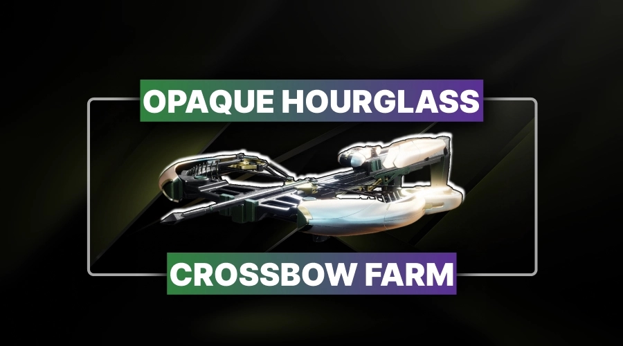 Opaque Hourglass Crossbow Farm